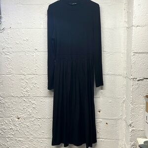 Saturday Sunday Anthropologie midi pleated dress size large
